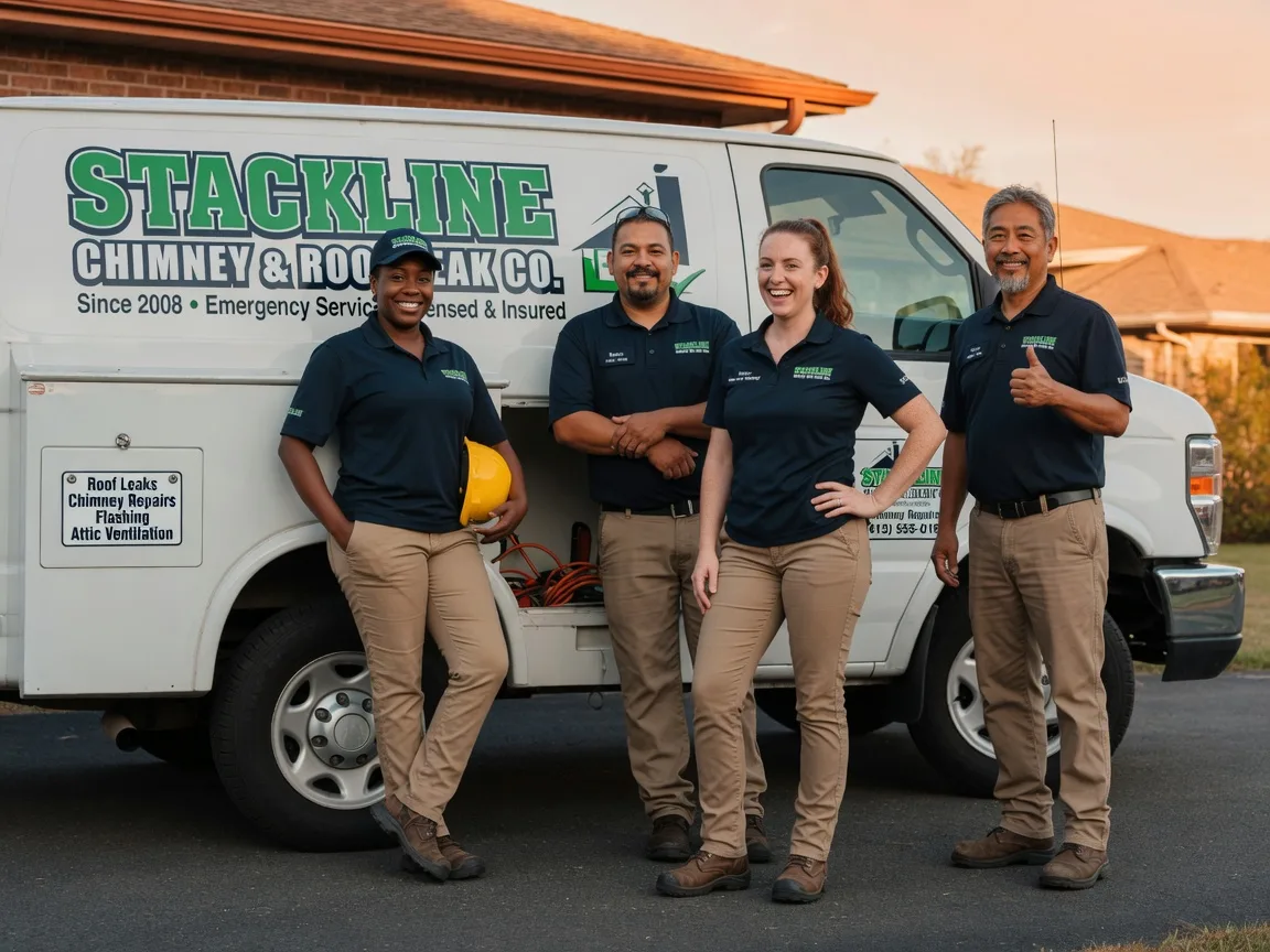 Chimney flashing repair company in Porterfield, WI